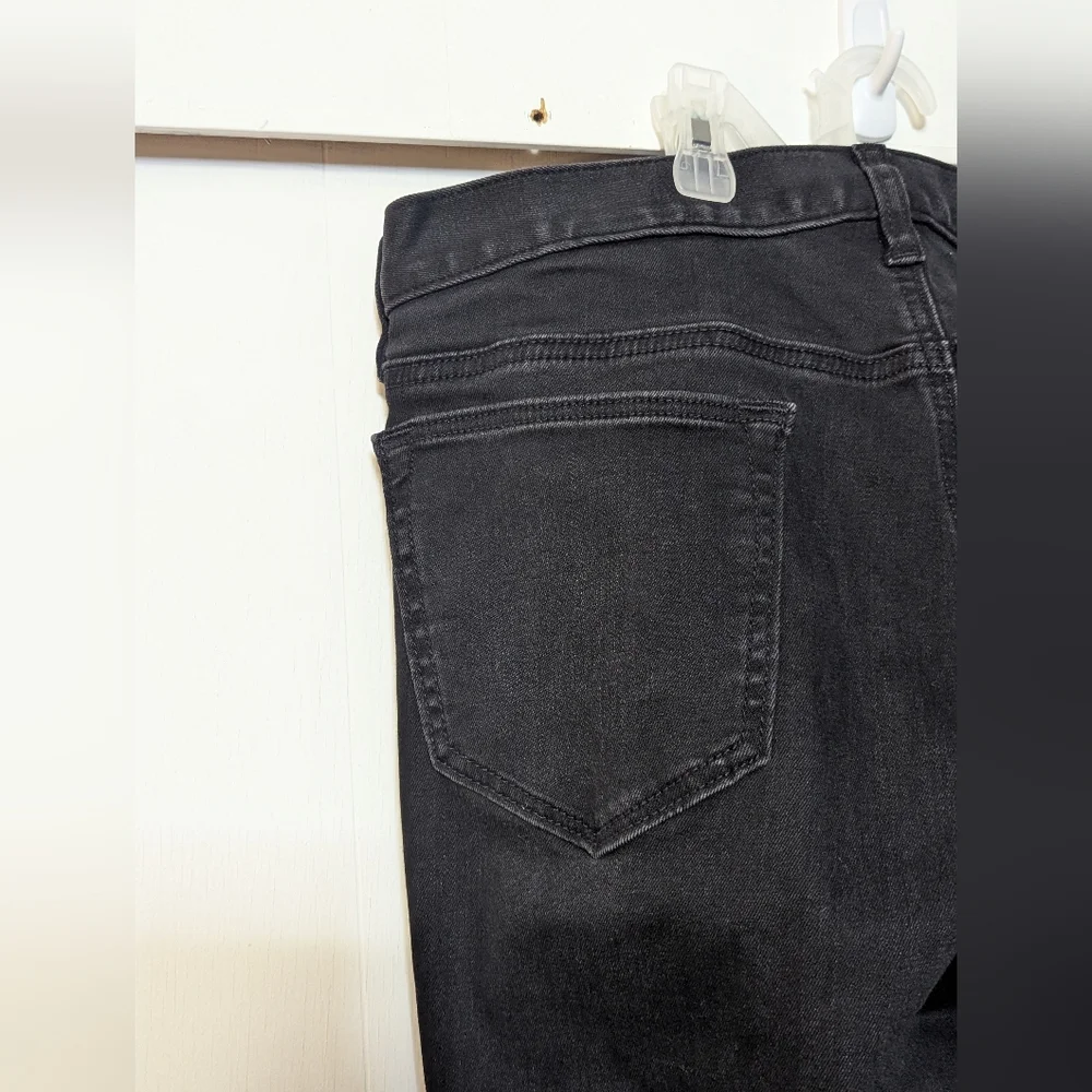 Men's Banana Republic The Traveler Slim Fit Jeans 36*36 Black Zip Fly